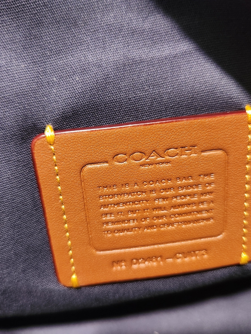 Coach Soft Tabby Blue Tie-Dye - Picture 8 of 9